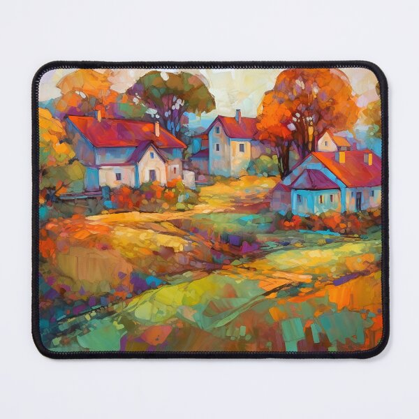 Item preview, Countryside Village at Sunset designed and sold by Art by Lilia.