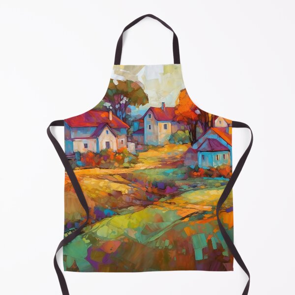 Item preview, Countryside Village at Sunset designed and sold by Art by Lilia.