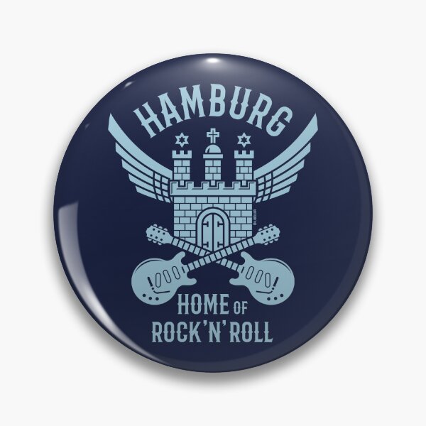 Item preview, Hamburg – Home Of Rock 'N' Roll (Rocker / Skyblue) designed and sold by Roderix.