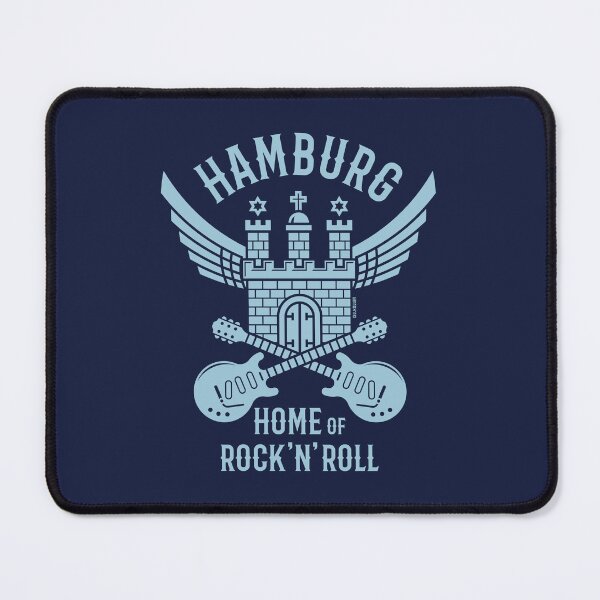Item preview, Hamburg – Home Of Rock 'N' Roll (Rocker / Skyblue) designed and sold by Roderix.