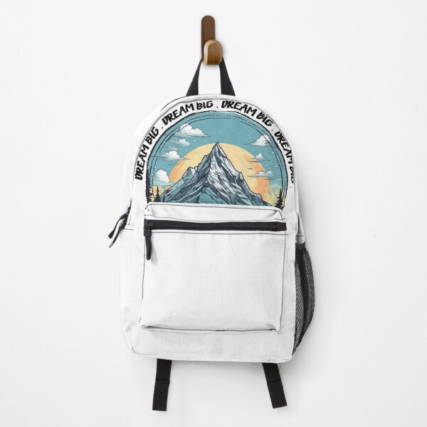 Item preview, Dream Big: Sunrise Majesty - Art of Mountains in Highly Detailed Illustrations, Dark Turquoise and Light Brown, Rounded Woodcut, Lush Scenery, Intense Shading, Classic Tattoo Motifs designed and sold by Bee Happy Creative™.