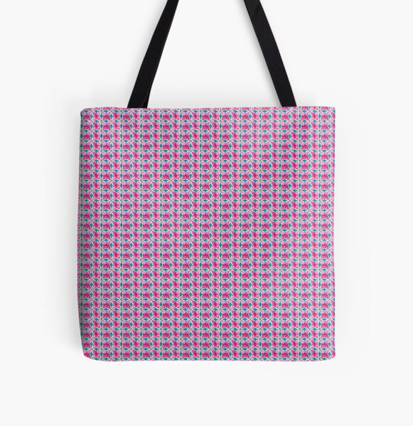 Flower Pattern "Carlos" All Over Print Tote Bag