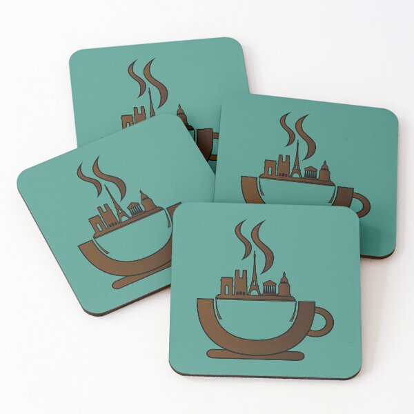 Item preview, Paris skyline coffee cup  designed and sold by Donutlovers.