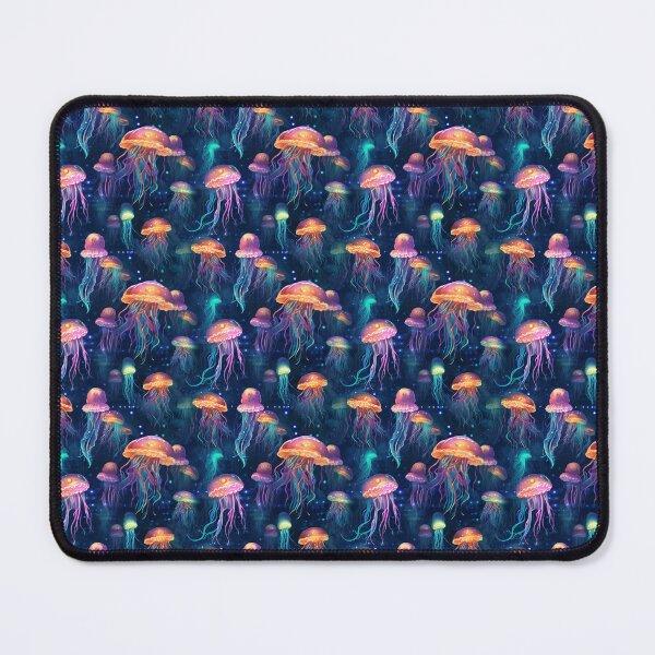 Item preview, Bright orange and purple jellyfish designed and sold by PadedoDesigns.