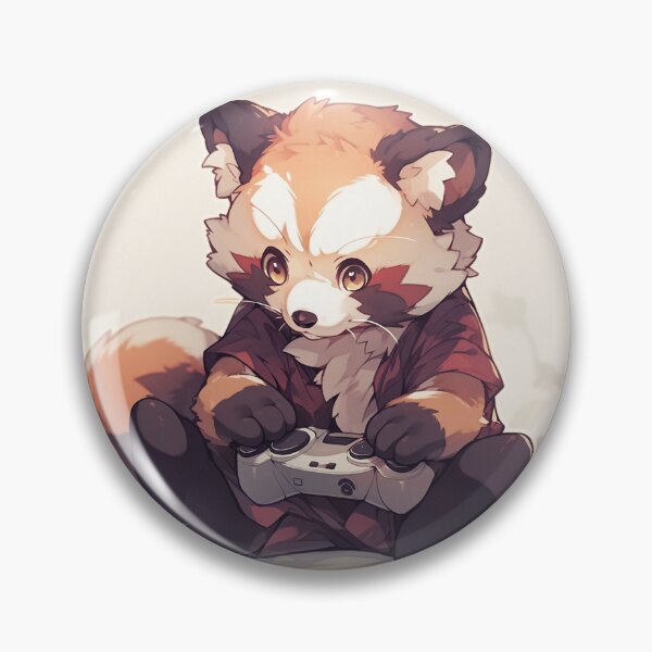 Item preview, Cute red panda with joypad designed and sold by Wojciech Wolan.