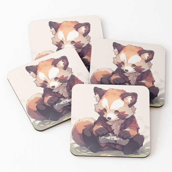 Item preview, Cute red panda with joypad designed and sold by Wojciech Wolan.