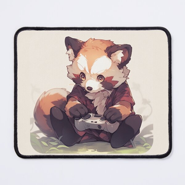 Item preview, Cute red panda with joypad designed and sold by Wojciech Wolan.
