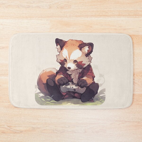 Item preview, Cute red panda with joypad designed and sold by Wojciech Wolan.