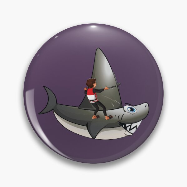 Item preview, Shark wind surfing  designed and sold by Donutlovers.