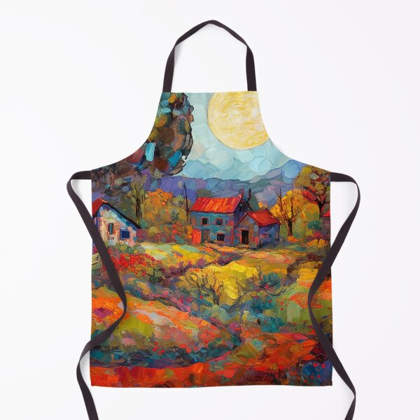 Item preview, Countryside village at sunset 2 designed and sold by Art by Lilia.