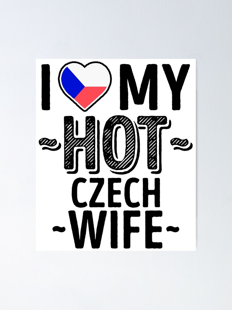 "I Love My HOT Czech Wife Cute Czech Republic Couples Romantic Love T