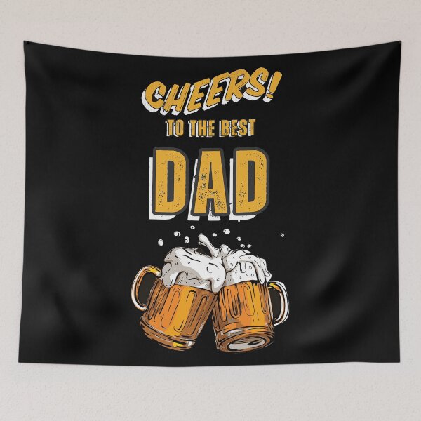 Item preview, Cheers to the best dad design  designed and sold by Popular Designs.