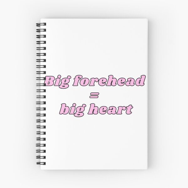 Item preview, big forehead = big heart designed and sold by materialgwerll.