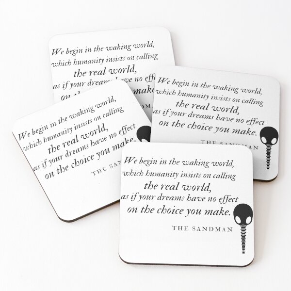 Item preview, The Sandman Quote designed and sold by Backstage by Leyzel.