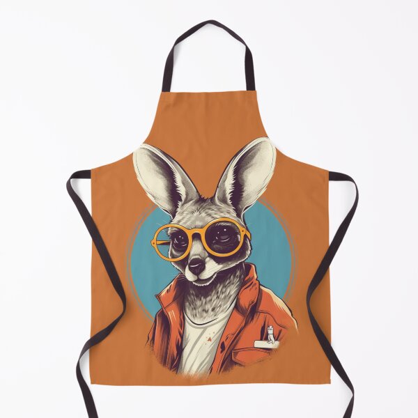 Item preview, Sunny Roo: The Cool Kangaroo - Realistic Portrayal in Draftpunk Style, Charming Characters, Screen Printing, Long Lens, Humorous Tone, Characterized Animals designed and sold by Bee Happy Creative™.