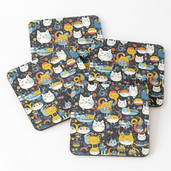 Item preview, Cats pattern 1 designed and sold by obstinator.
