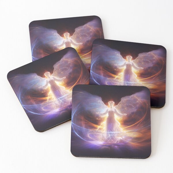 Item preview, Angel glowing beings designed and sold by Art by Lilia.