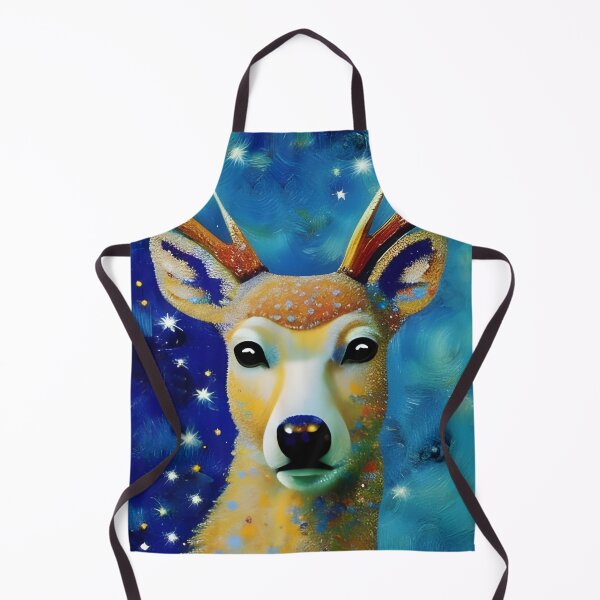 Artikelvorschau, Star Deer, Impasto, Ai Generated Art entworfen und verkauft von ACC .