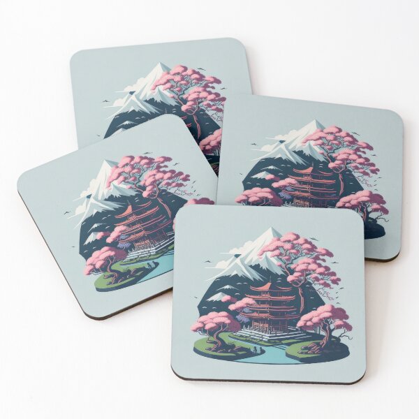 Item preview, Japanese Zen garden tranquil scene calm meditation designed and sold by ROBIN MACGREGOR.