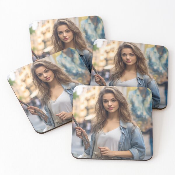 Item preview, A French beauty in the streets of Paris designed and sold by AxelrodCN.