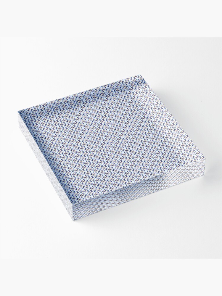 Thumbnail 3 of 5, Acrylic Block, Flower Pattern "Veronica" designed and sold by Patterns For Products.