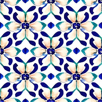 Artwork thumbnail, Flower Pattern "Veronica" by patternsforp