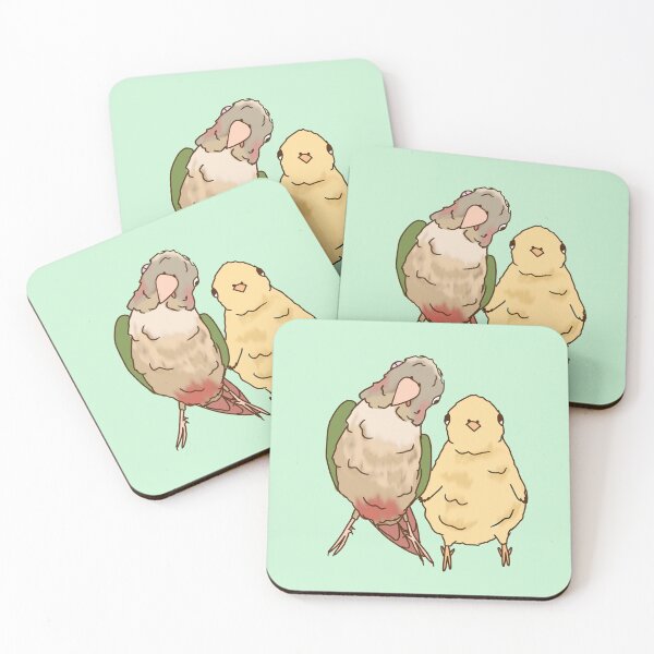 Item preview, Conure and chick bffs! designed and sold by Pika-shop.