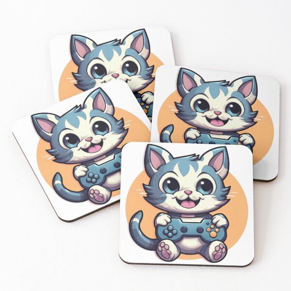 Item preview, Cat with joypad designed and sold by Wojciech Wolan.