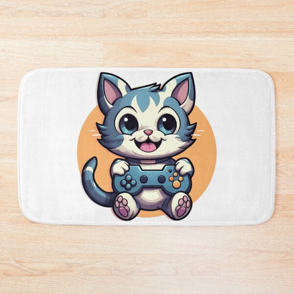 Item preview, Cat with joypad designed and sold by Wojciech Wolan.