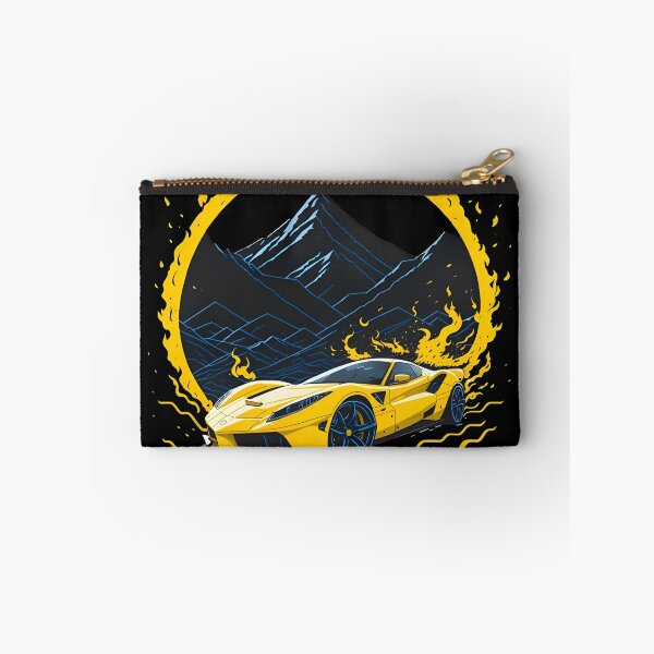 Item preview, Yellow Lamborgini Going Through Fires designed and sold by hassanjnoub.
