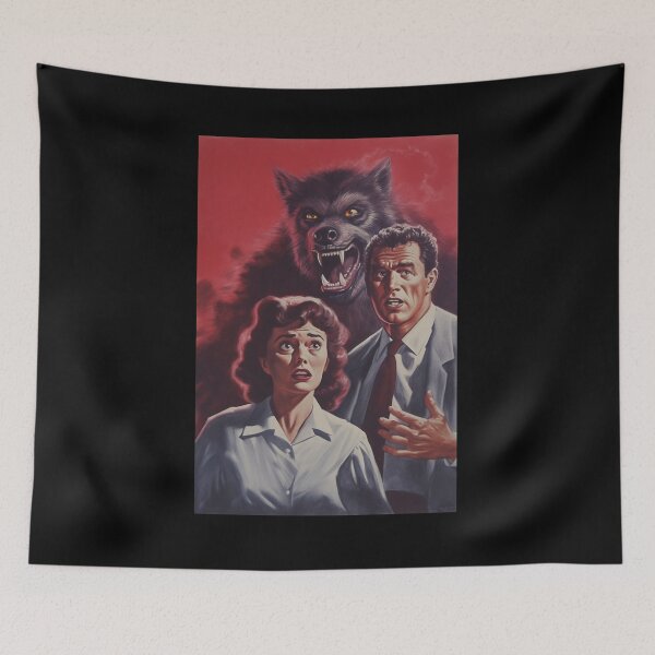 Item preview, Fear the Werewolf - B-Movie Inspired Horror designed and sold by ZenEverAI.