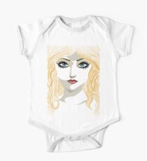 Blond girl with blue eyes One Piece - Short Sleeve