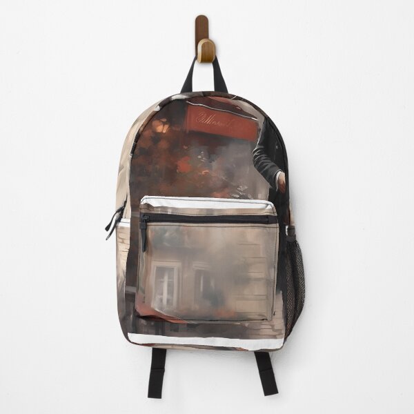 Item preview, A handsome French man in a Parisian street cafe designed and sold by AxelrodCN.