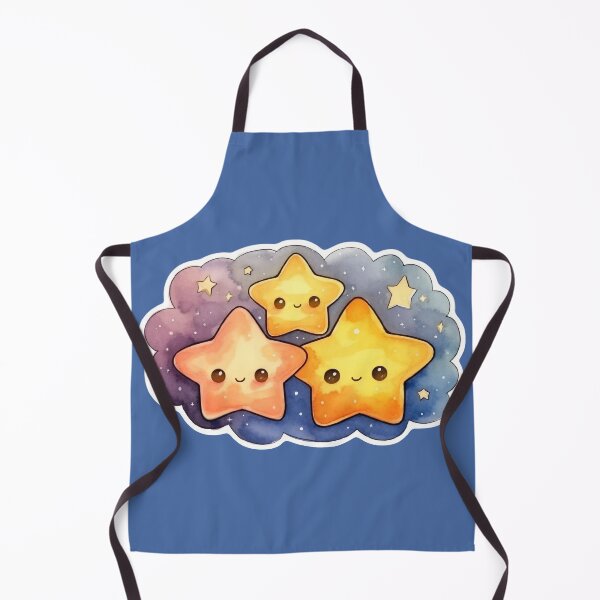 Item preview, Cute yellow stars in the night sky designed and sold by LoLovi.