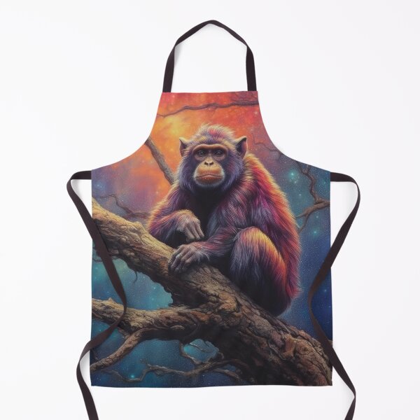 Item preview, Colorful Monkey Sitting In Forest designed and sold by BaysparksMedia.