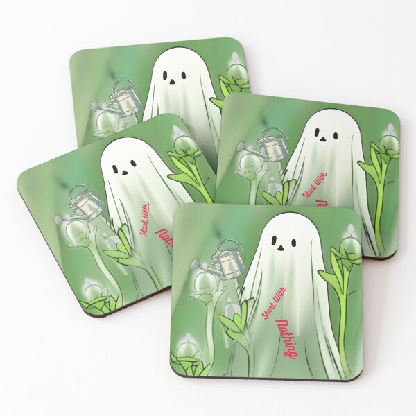 Item preview, How to Start A Garden Ghost Watering Flowers designed and sold by moonpretzles.