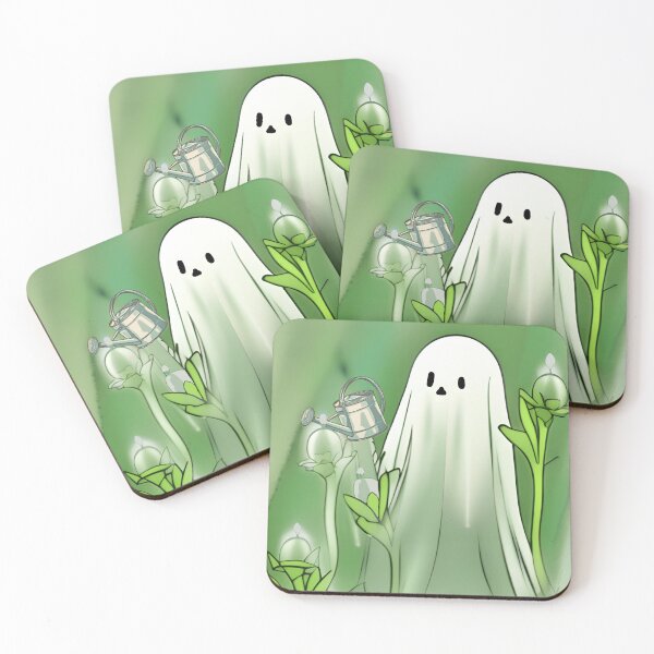Item preview, Garden Ghost Watering Flowers designed and sold by moonpretzles.