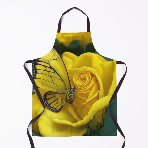 Item preview, Enchanting Butterflies and Yellow Rose: Artistic Print designed and sold by SoulthreadzStudio.