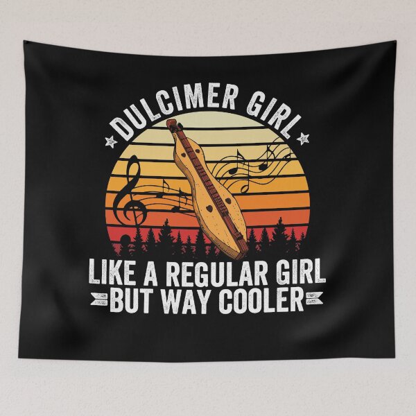 Item preview, Dulcimer instrument - dulcimer girl like regular girl but way cooler designed and sold by nubiguru.
