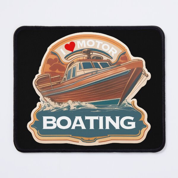 Item preview, I Love Motor Boating | funny boater designed and sold by ro83land.