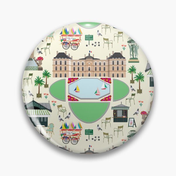 Item preview, Jardin du Luxembourg in Paris, France designed and sold by Jennifer Ladd.