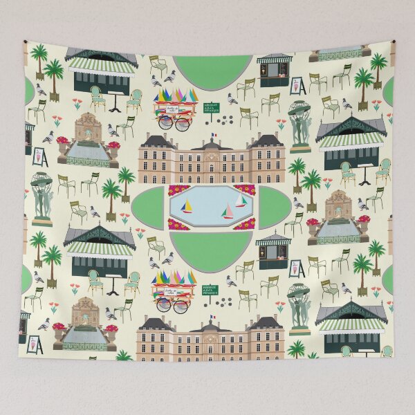 Item preview, Jardin du Luxembourg in Paris, France designed and sold by Jennifer Ladd.