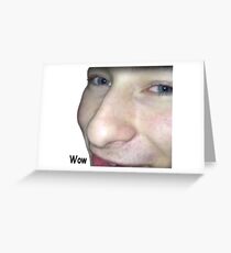 Wow Greeting Card
