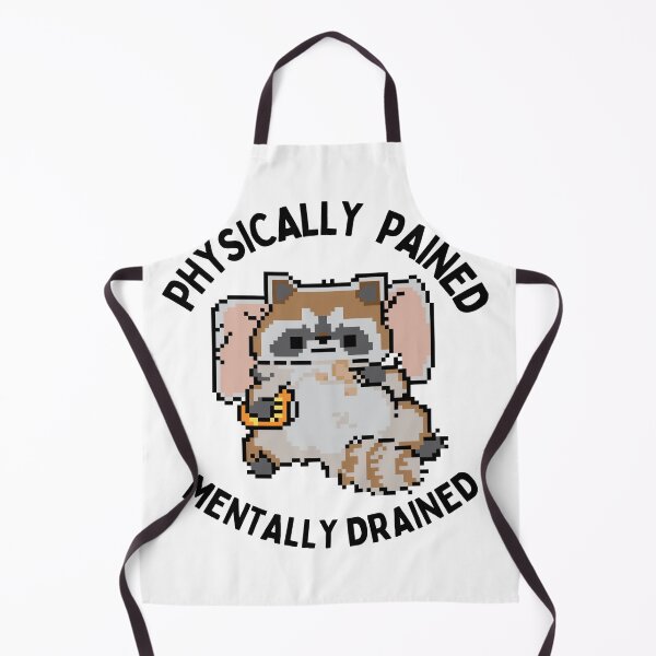 Item preview, Physical Pained Mentally Drained Raccoon Design designed and sold by Harsh Katariya.