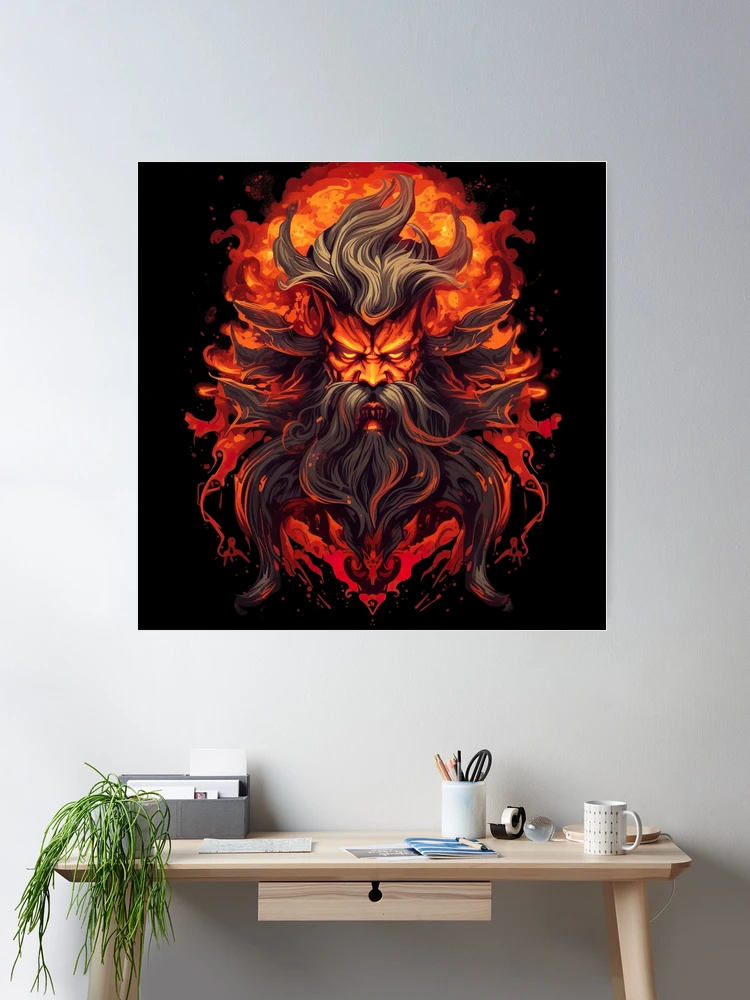 Hades on fire - Greek god