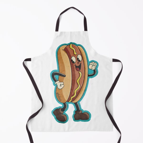 Item preview, Retro dancing hotdog designed and sold by Vonhearse.