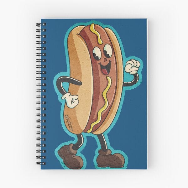 Item preview, Retro dancing hotdog designed and sold by Vonhearse.