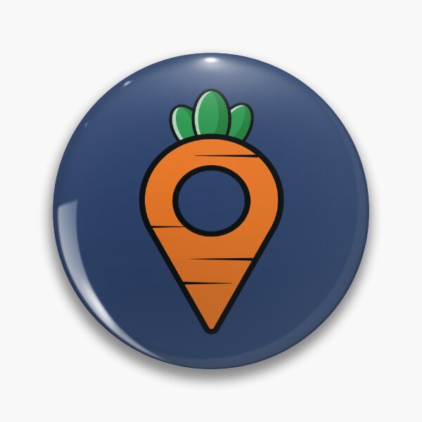 Item preview, Carrot location sign on the map  designed and sold by Donutlovers.