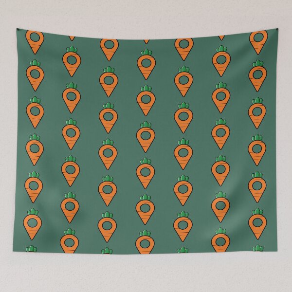 Item preview, Carrot location sign on the map  designed and sold by Donutlovers.