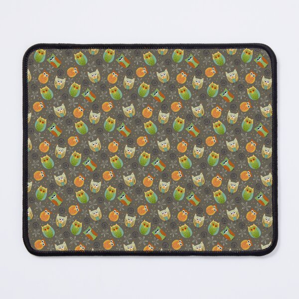 Item preview, Colorful Owls on Patrol Seamless Pattern designed and sold by Cedarrue.
